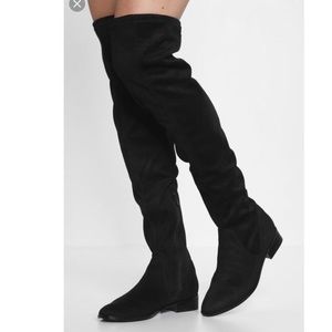 aldo black knee high boots